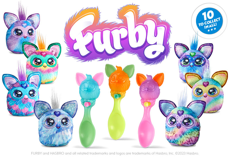 Furby™ toys are coming to the SONIC® Wacky Pack® Kids Meal