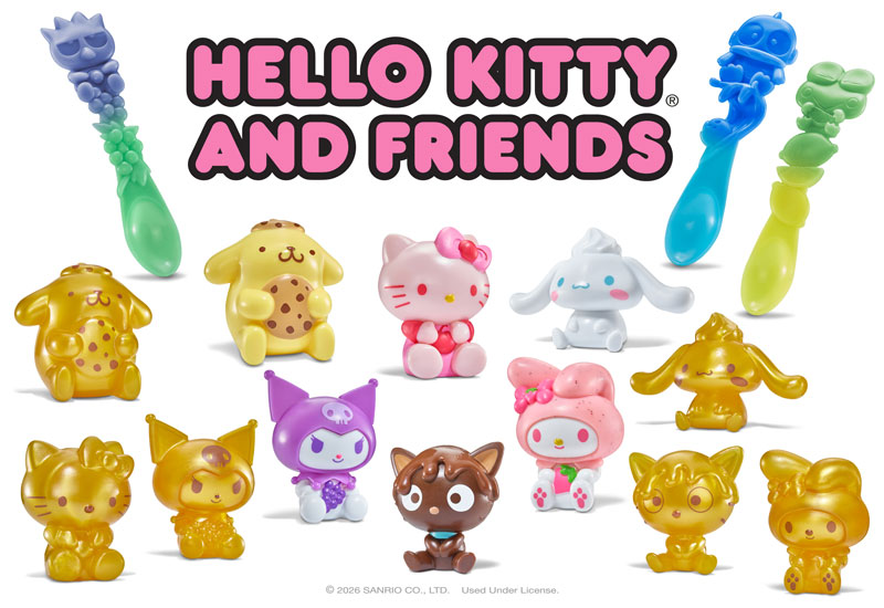 Hello Kitty and Friends are coming to the SONIC® Wacky Pack® Kids Meal!
